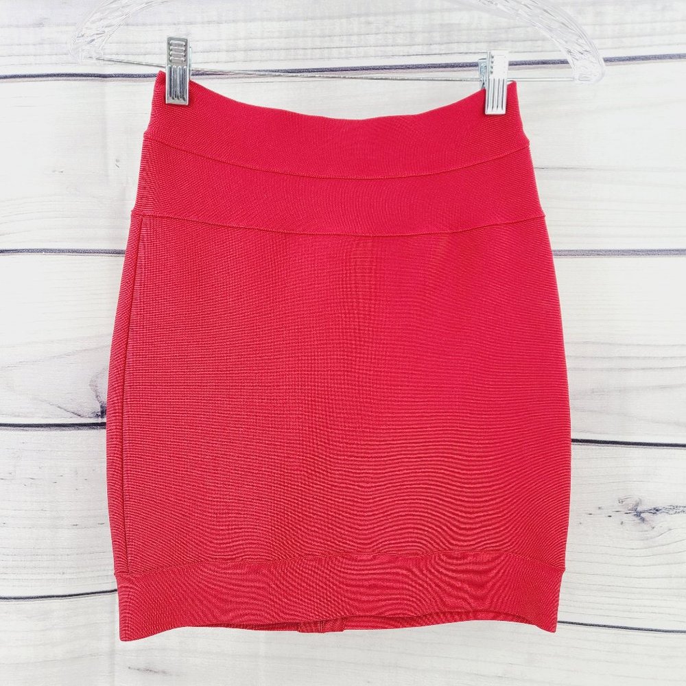 Herve Leger Charlotte Bandage Mini Pencil Skirt